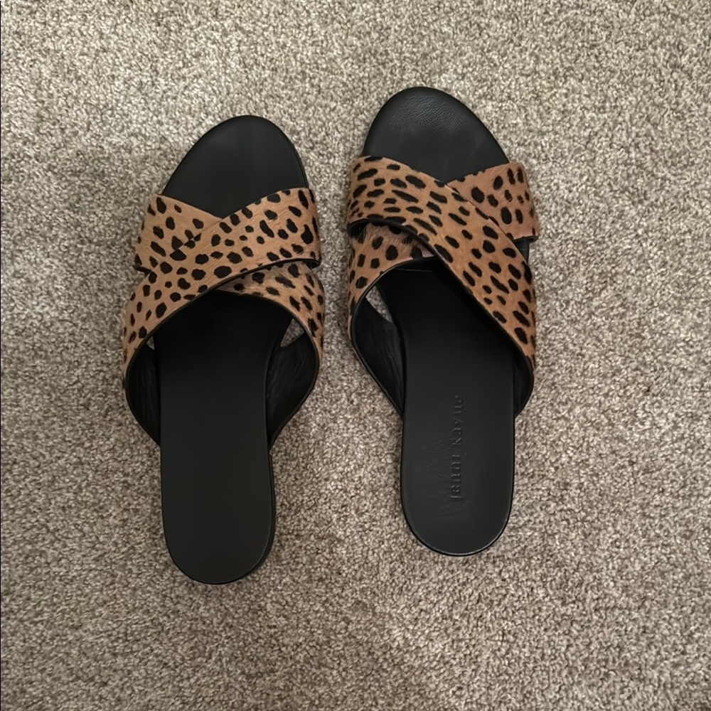 Jenni Kayne Leopard Slides